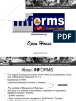 Informs Open House - 2010