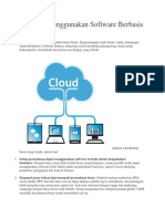 4 Alasan Menggunakan Software Berbasis Cloud