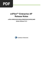 CnPilot E-Series Release Notes 3.5.2
