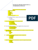 Chestionar de Incadrare Tipologica A Intreprinzatorului