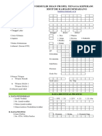 FORM ISIAN e-DATA PROFIL PERAWAT