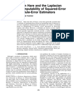 The Gaussian Hare and the Laplacian Tortoise: Computability of Squared-Error versus Absolute-Error Estimators