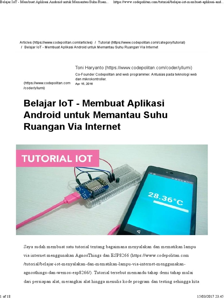 2 Tutorial Iot Agnosthing Com