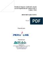 Evaluación de Impacto Ambiental y Social Del Proyecto de Explotación de La Cantera GNL 2 PDF