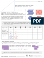 Tiling Pentagons Worksheet