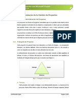 Aspectos Preliminares de La Gestión de Proyectos PDF