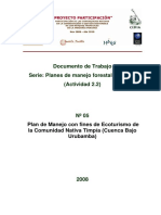 Serie-SPDM-plan de Manejo Ecoturistico CCNN Timpia 27122008 PDF