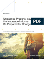 Unclaimed Property Issues in the Insurance Industry FS 17007 003E