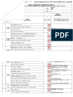 Daily Management Check at Raw Material Receipt