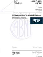 Manuais - Normas - NBR 15575-5 - 2013 - Edificações Habitacionais - Desempenho PDF