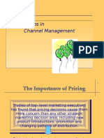 Pricing Issues in Channel Management