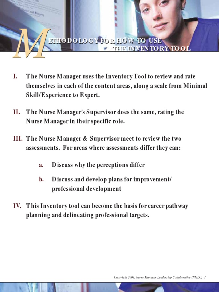 Ethodology For How To Use The Inventory Tool | PDF | Expert | Leadership
