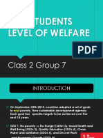 Itb'S Students Level of Welfare: Class 2 Group 7