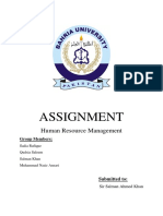 HRM-Final With Cover Page