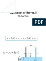Apllication of Bernoulli