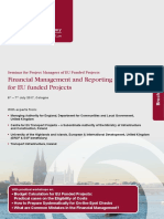 Financial Management and Reporting Obligations For EU Funded Projects S-1605-DMW