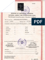 Ethiopian General Secondary School Certificate