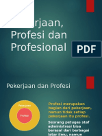 Pekerjaan, Profesi Dan Profesional2