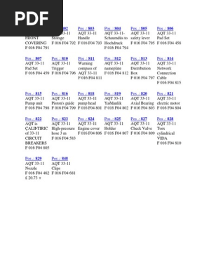 Aqt 33 11 Parts