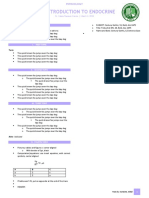 5.01 Introduction To Endocrine: Objectives