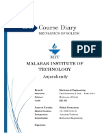 Course Diary: Malabar Institute of Technology