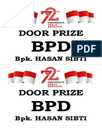 Label Door Prize