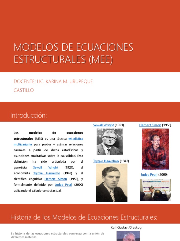 Modelos de Ecuaciones Estructurales | PDF | Modelos de ecuaciones ...