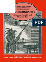 (Language, Discourse, Society) Ian Hunter, David Saunders, Dugald Williamson (Auth.) - On Pornography - Literature, Sexuality and Obscenity Law-Palgrave Macmillan UK (1993) PDF