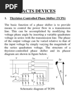 Facts Devices: 1. Thyristor-Controlled Phase Shifter (TCPS)