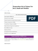 UPSC Exam Preparation-Gist of Yojana Nov 2017 Issue: Micro, Small and Medium Enterprises