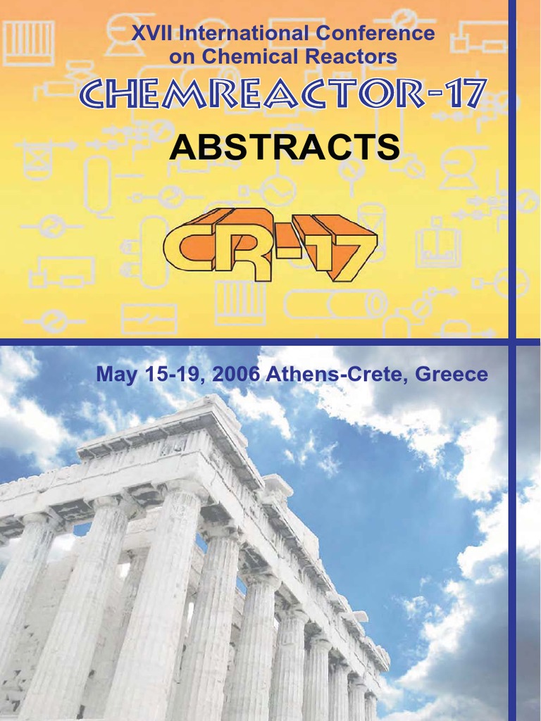 008 2006 Abstracts Chemreactor 17 Greece | PDF | Catalysis