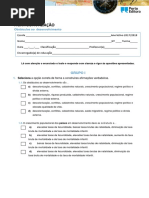 Ficha Avaliacao 9ano