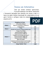 Matriz - Curso Técnico em Informática