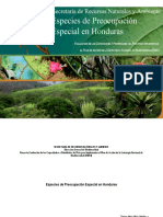 Especies Preocupacion Especial Honduras PDF