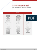 Vocabulario Emocional