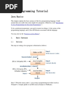 Java Programming Tutorial