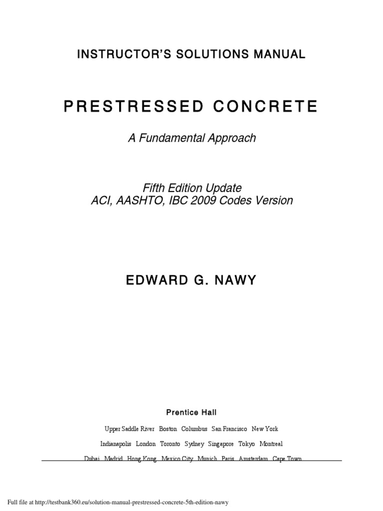 Prestressed concrete visual data 8