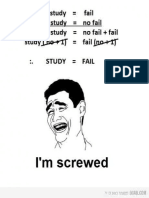 study = fail