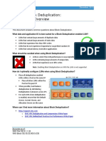 Block Deduplication One Page