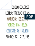 Protocolo Colores