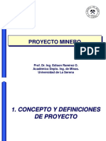 Proyecto minero: conceptos y fases clave