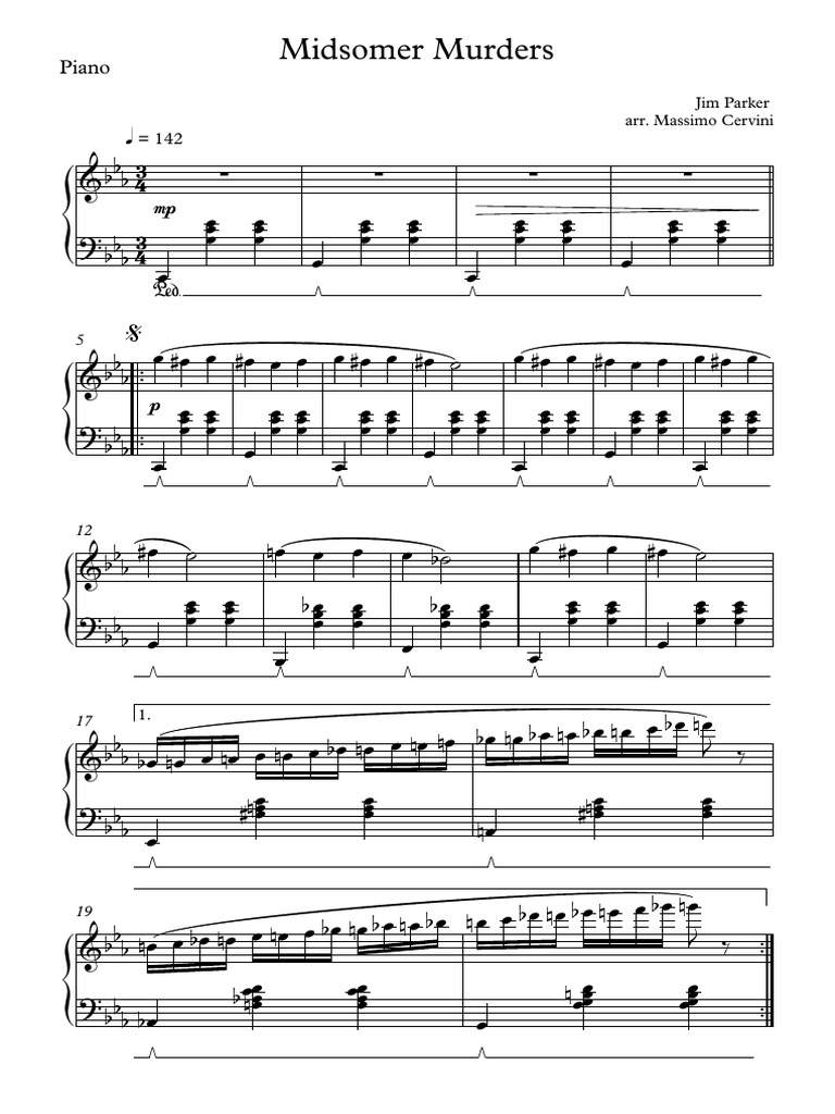 Midsomer Murders Piano