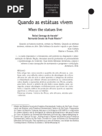 Quando as Estatuas Vivem