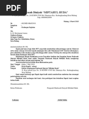 88 Contoh Undangan Pengajian Lingkungan Gratis Terbaik