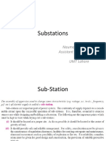 Substations: Nauman Ahmad Assistant Professor Ee Sen UMT Lahore