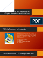 Capacitación Uso VW Data Recorder y Logger Manager
