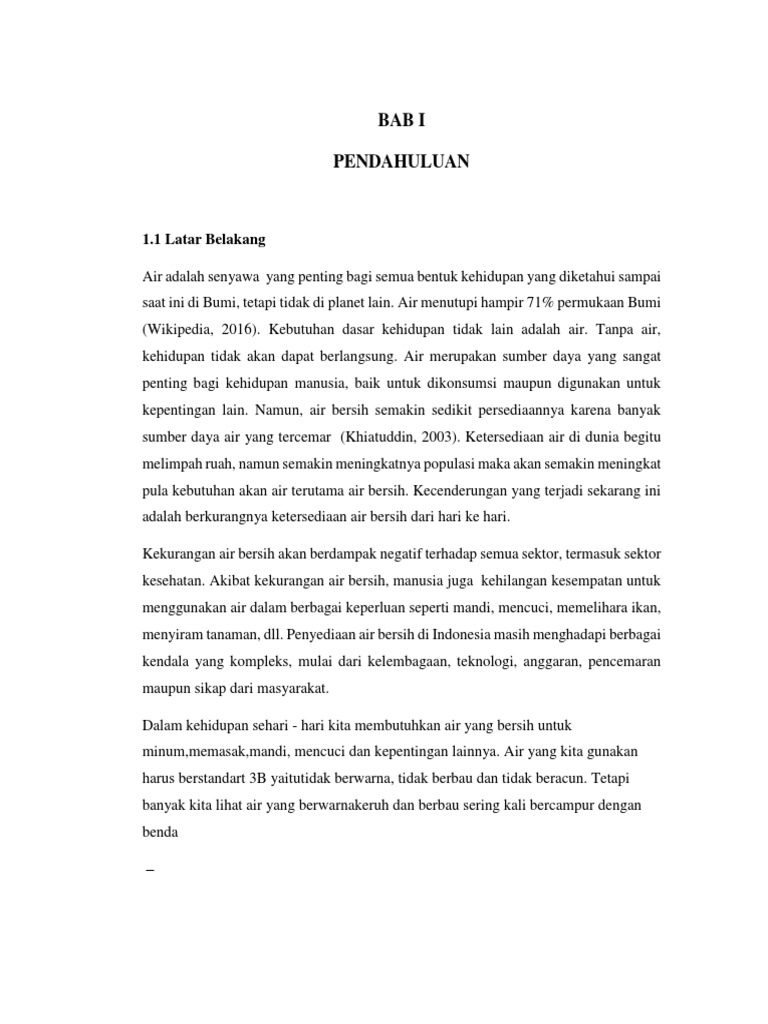 Makalah Air Bersihdocx