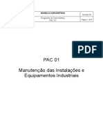  Pac 01 Manutencao Das Instalacoes e Equipamentos Industriais