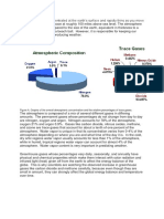 Figure A. Graphs of The Overall Atmospheric Concentration and The Relative Percentages of Trace Gases