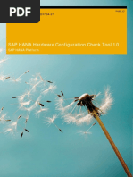 SAP HANA Hardware Configuration Check Tool 2.0 PDF